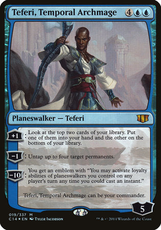 Teferi, Temporal Archmage (Commander 2014) [Commander 2014 Oversized] | Enigma On Main