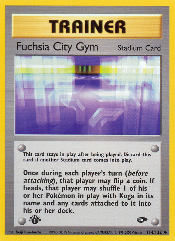 Fuchsia City Gym (114/132) [Gym Challenge 1st Edition] | Enigma On Main