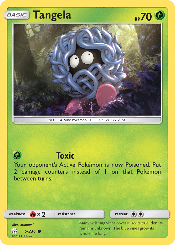 Tangela (5/236) [Sun & Moon: Cosmic Eclipse] | Enigma On Main