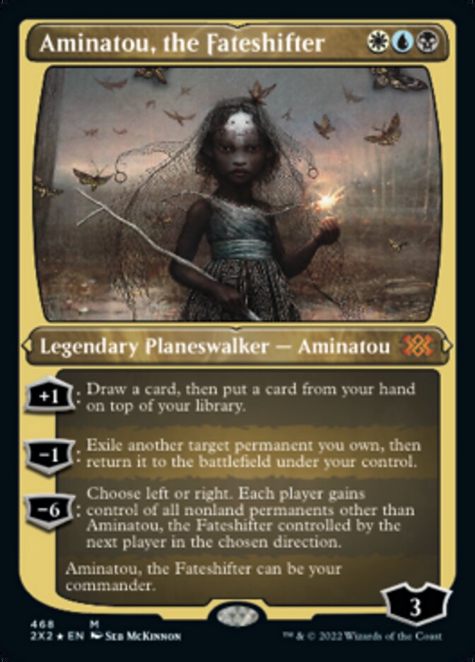 Aminatou, the Fateshifter (Foil Etched) [Double Masters 2022] | Enigma On Main