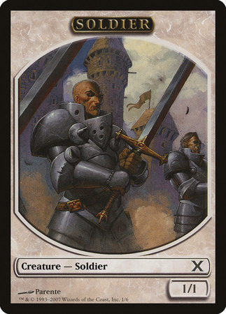 Soldier Token [Tenth Edition Tokens] | Enigma On Main