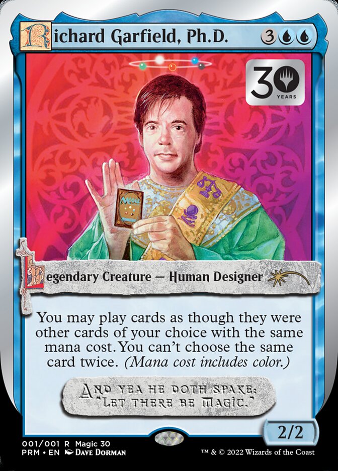 Richard Garfield, Ph.D. [30th Anniversary Promos] | Enigma On Main