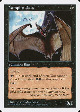 Vampire Bats [Fifth Edition] | Enigma On Main