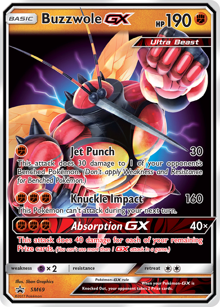 Buzzwole GX (SM69) [Sun & Moon: Black Star Promos] | Enigma On Main