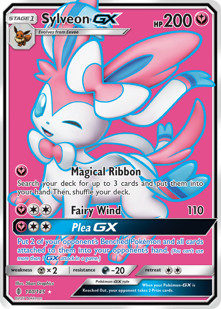 Sylveon GX (140/145) [Sun & Moon: Guardians Rising] | Enigma On Main