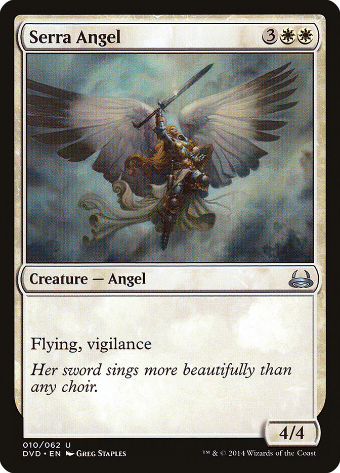 Serra Angel (Divine vs. Demonic) [Duel Decks Anthology] | Enigma On Main