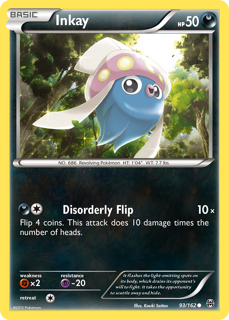 Inkay (93/162) [XY: BREAKthrough] | Enigma On Main