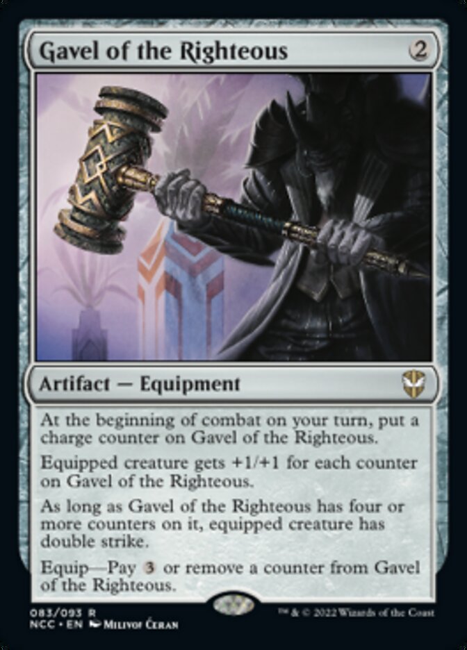 Gavel of the Righteous [Streets of New Capenna Commander] | Enigma On Main