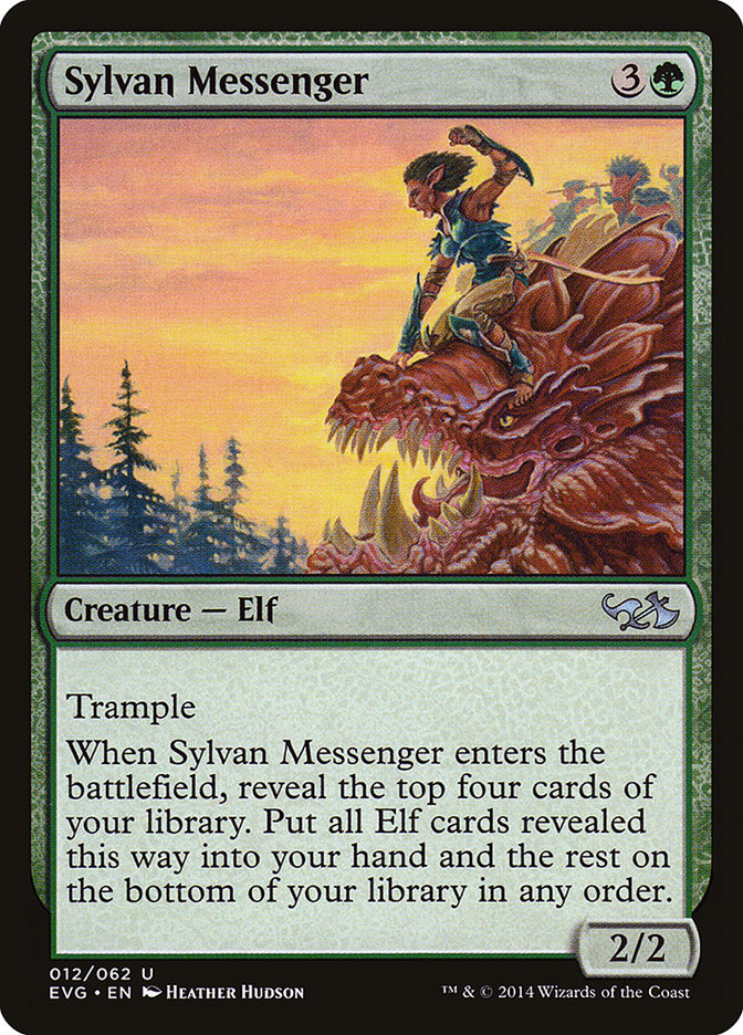 Sylvan Messenger (Elves vs. Goblins) [Duel Decks Anthology] | Enigma On Main