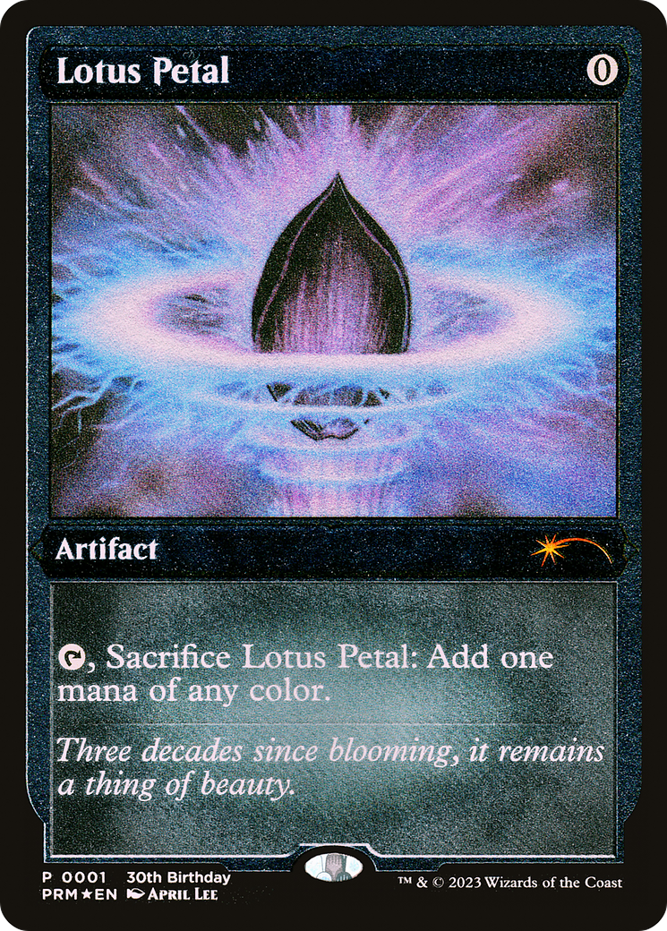 Lotus Petal (Foil Etched) [30th Anniversary Promos] | Enigma On Main