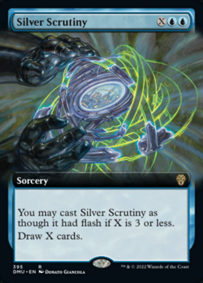 Silver Scrutiny (Extended Art) [Dominaria United] | Enigma On Main