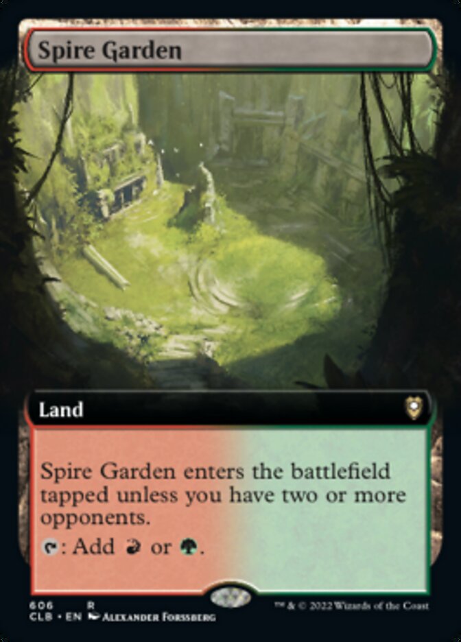 Spire Garden (Extended Art) [Commander Legends: Battle for Baldur's Gate] | Enigma On Main