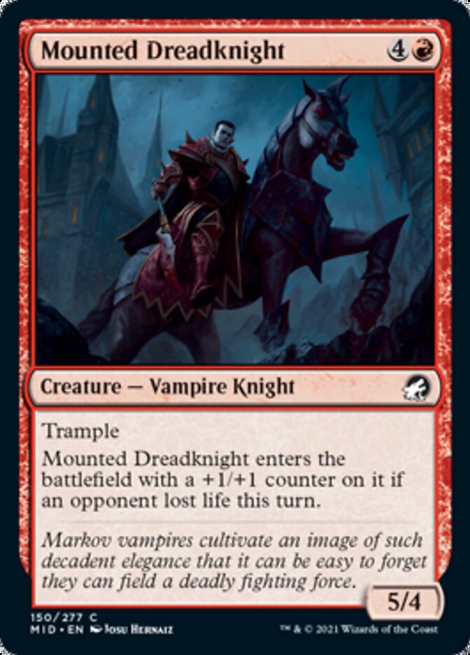 Mounted Dreadknight [Innistrad: Midnight Hunt] | Enigma On Main