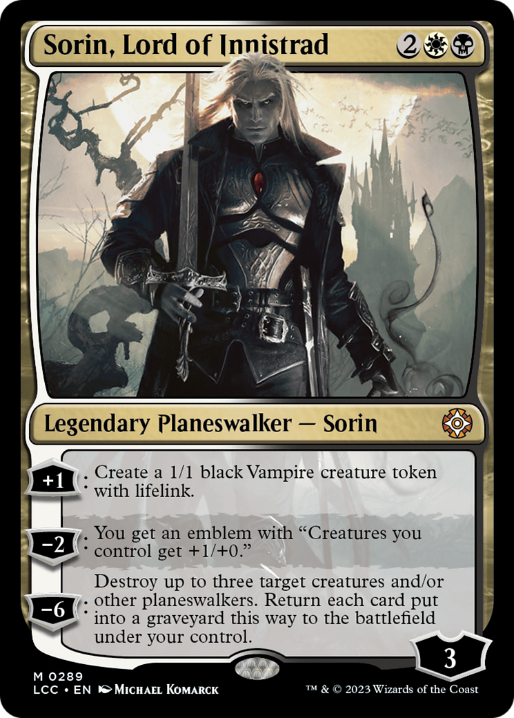 Sorin, Lord of Innistrad [The Lost Caverns of Ixalan Commander] | Enigma On Main