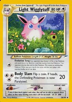 Light Wigglytuff (54/105) [Neo Destiny Unlimited] | Enigma On Main