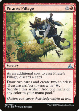 Pirate's Pillage [Rivals of Ixalan] | Enigma On Main