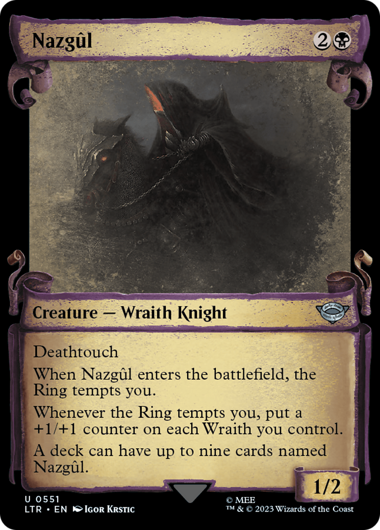 Nazgul (0551) [The Lord of the Rings: Tales of Middle-Earth Showcase Scrolls] | Enigma On Main