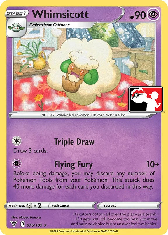 Whimsicott (076/185) [Prize Pack Series One] | Enigma On Main