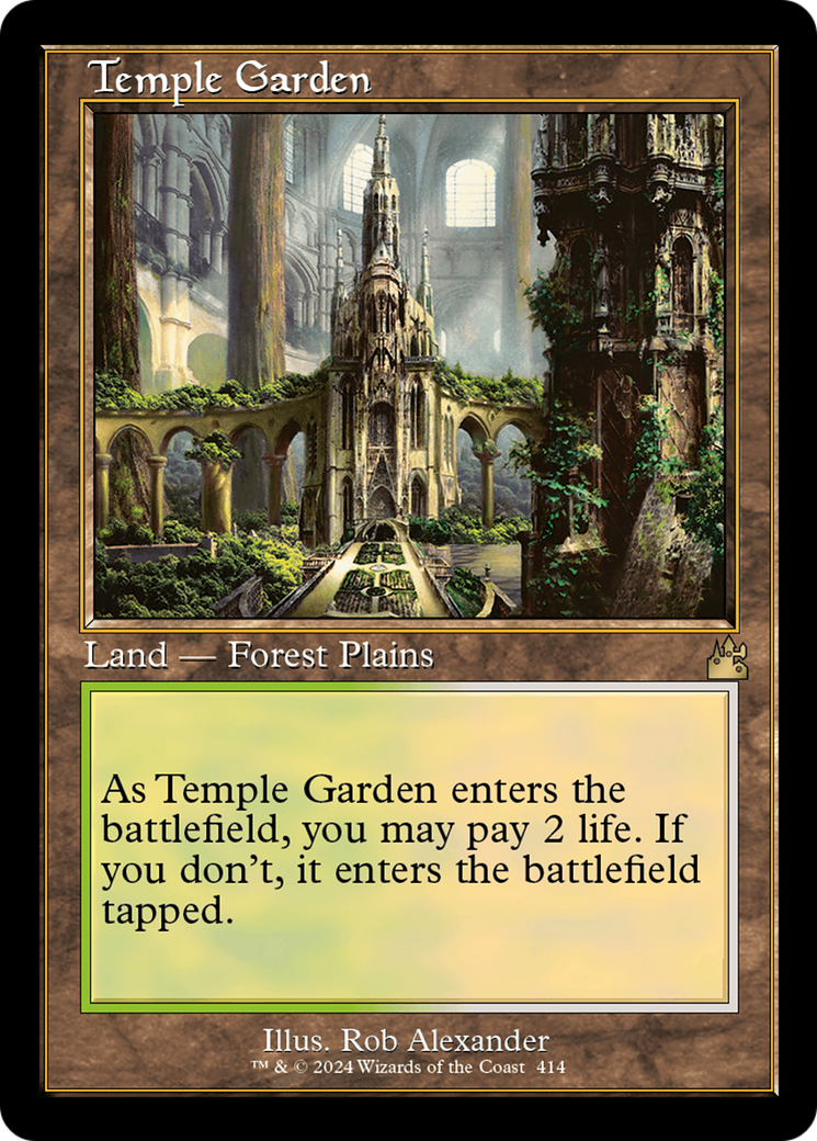 Temple Garden (Retro) [Ravnica Remastered] | Enigma On Main