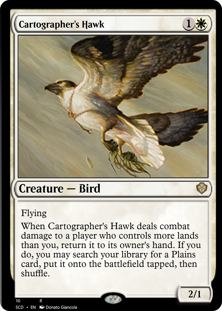 Cartographer's Hawk [Starter Commander Decks] | Enigma On Main