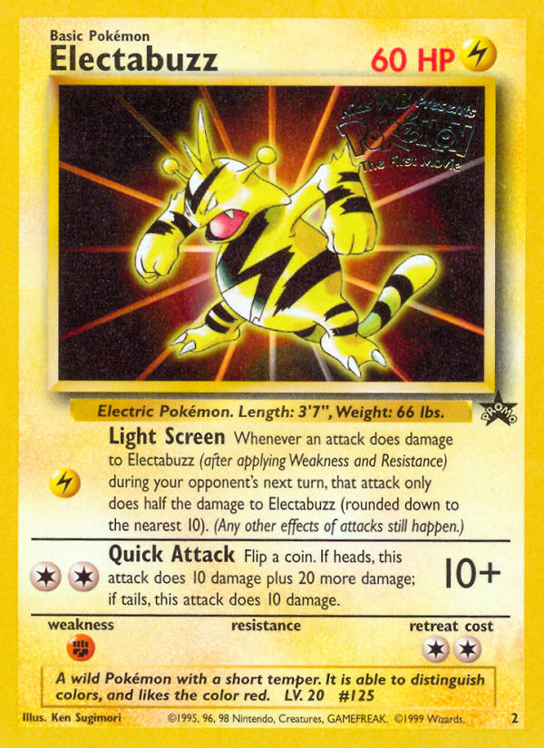 Electabuzz (2) [Wizards of the Coast: Black Star Promos] | Enigma On Main