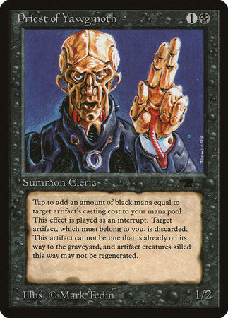 Priest of Yawgmoth [Antiquities] | Enigma On Main