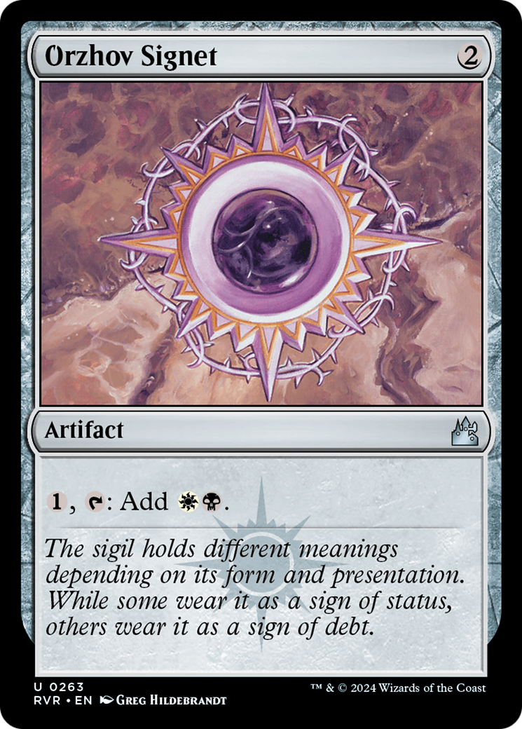 Orzhov Signet [Ravnica Remastered] | Enigma On Main