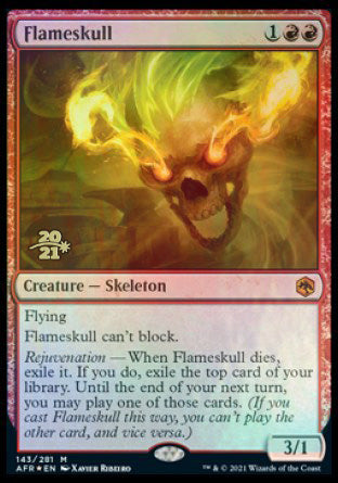 Flameskull [Dungeons & Dragons: Adventures in the Forgotten Realms Prerelease Promos] | Enigma On Main