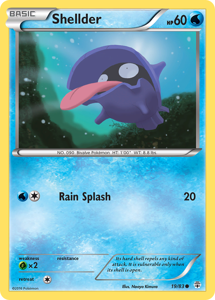 Shellder (19/83) [XY: Generations] | Enigma On Main