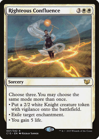 Righteous Confluence [Commander 2015] | Enigma On Main