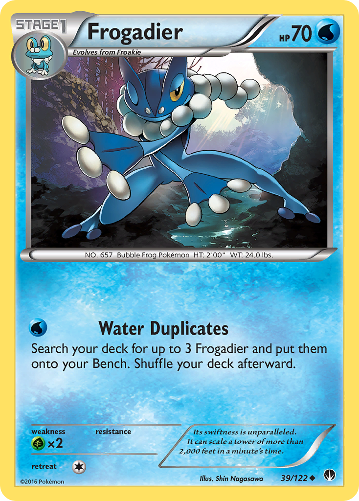 Frogadier (39/122) [XY: BREAKpoint] | Enigma On Main