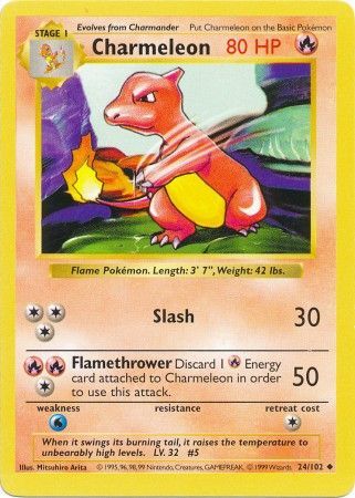 Charmeleon (24/102) [Base Set Shadowless Unlimited] | Enigma On Main