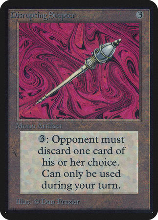 Disrupting Scepter [Limited Edition Alpha] | Enigma On Main