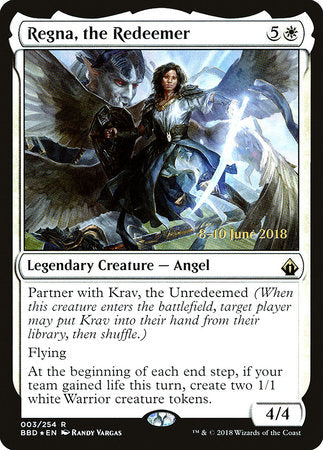 Regna, the Redeemer [Battlebond Promos] | Enigma On Main