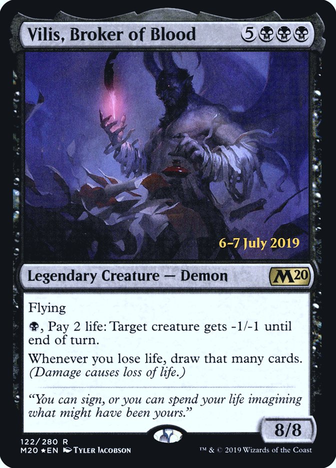 Vilis, Broker of Blood  [Core Set 2020 Prerelease Promos] | Enigma On Main