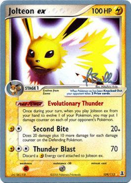 Jolteon ex (109/113) (Eeveelutions - Jimmy Ballard) [World Championships 2006] | Enigma On Main