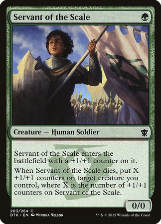 Servant of the Scale [Dragons of Tarkir] | Enigma On Main