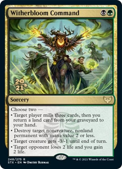 Witherbloom Command [Strixhaven: School of Mages Prerelease Promos] | Enigma On Main