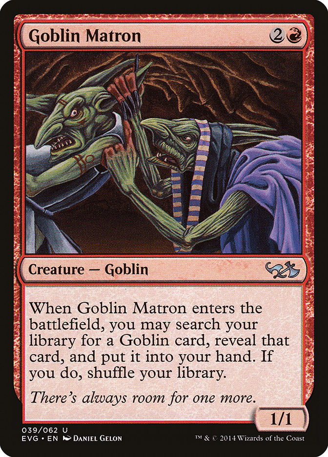 Goblin Matron (Elves vs. Goblins) [Duel Decks Anthology] | Enigma On Main