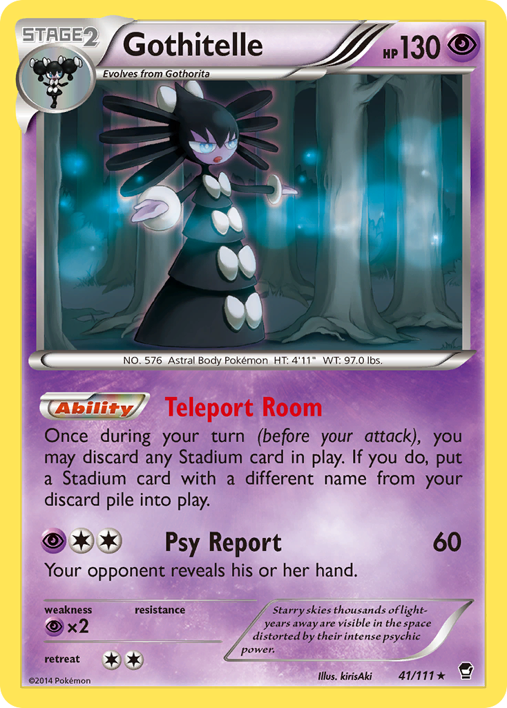 Gothitelle (41/111) [XY: Furious Fists] | Enigma On Main