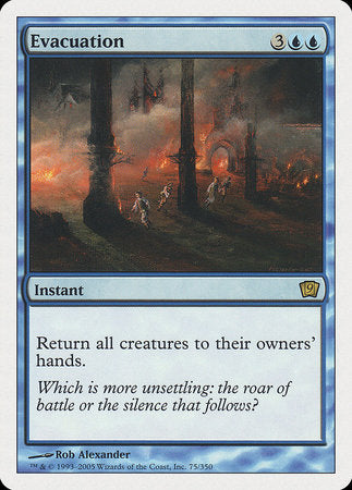 Evacuation [Ninth Edition] | Enigma On Main