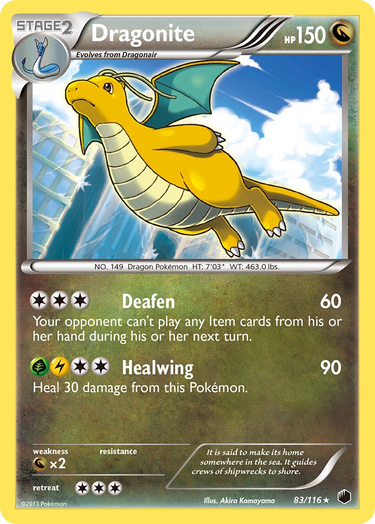 Dragonite (83/116) (Cosmos Holo) (Blister Exclusive) [Black & White: Plasma Freeze] | Enigma On Main