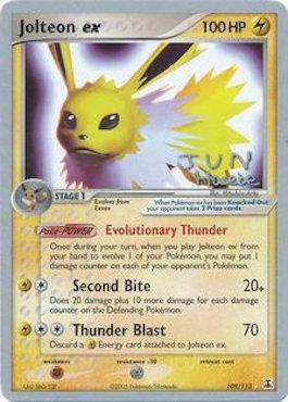 Jolteon ex (109/113) (Flyvees - Jun Hasebe) [World Championships 2007] | Enigma On Main