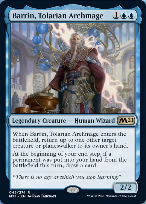 Barrin, Tolarian Archmage [Core Set 2021] | Enigma On Main