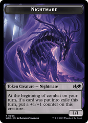 Nightmare // Food (0012) Double-Sided Token [Wilds of Eldraine Tokens] | Enigma On Main