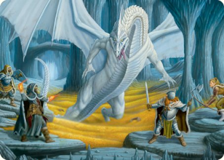 Cave of the Frost Dragon Art Card [Dungeons & Dragons: Adventures in the Forgotten Realms Art Series] | Enigma On Main