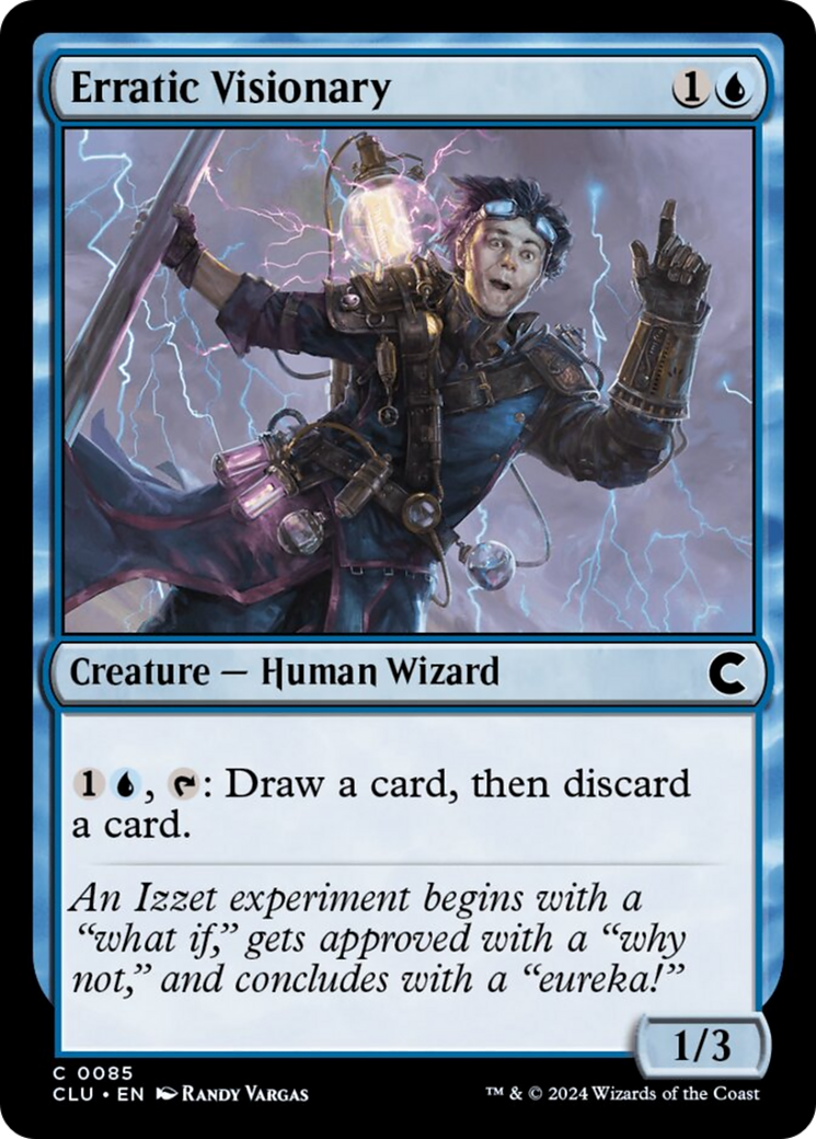 Erratic Visionary [Ravnica: Clue Edition] | Enigma On Main