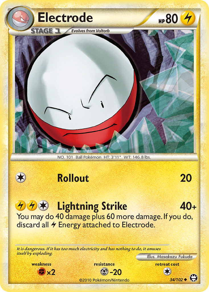 Electrode (34/102) [HeartGold & SoulSilver: Triumphant] | Enigma On Main