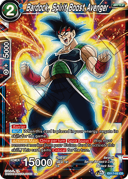 Bardock, Spirit Boost Avenger [EX17-02] | Enigma On Main