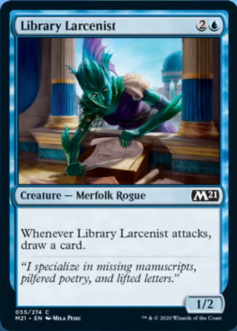 Library Larcenist [Core Set 2021] | Enigma On Main